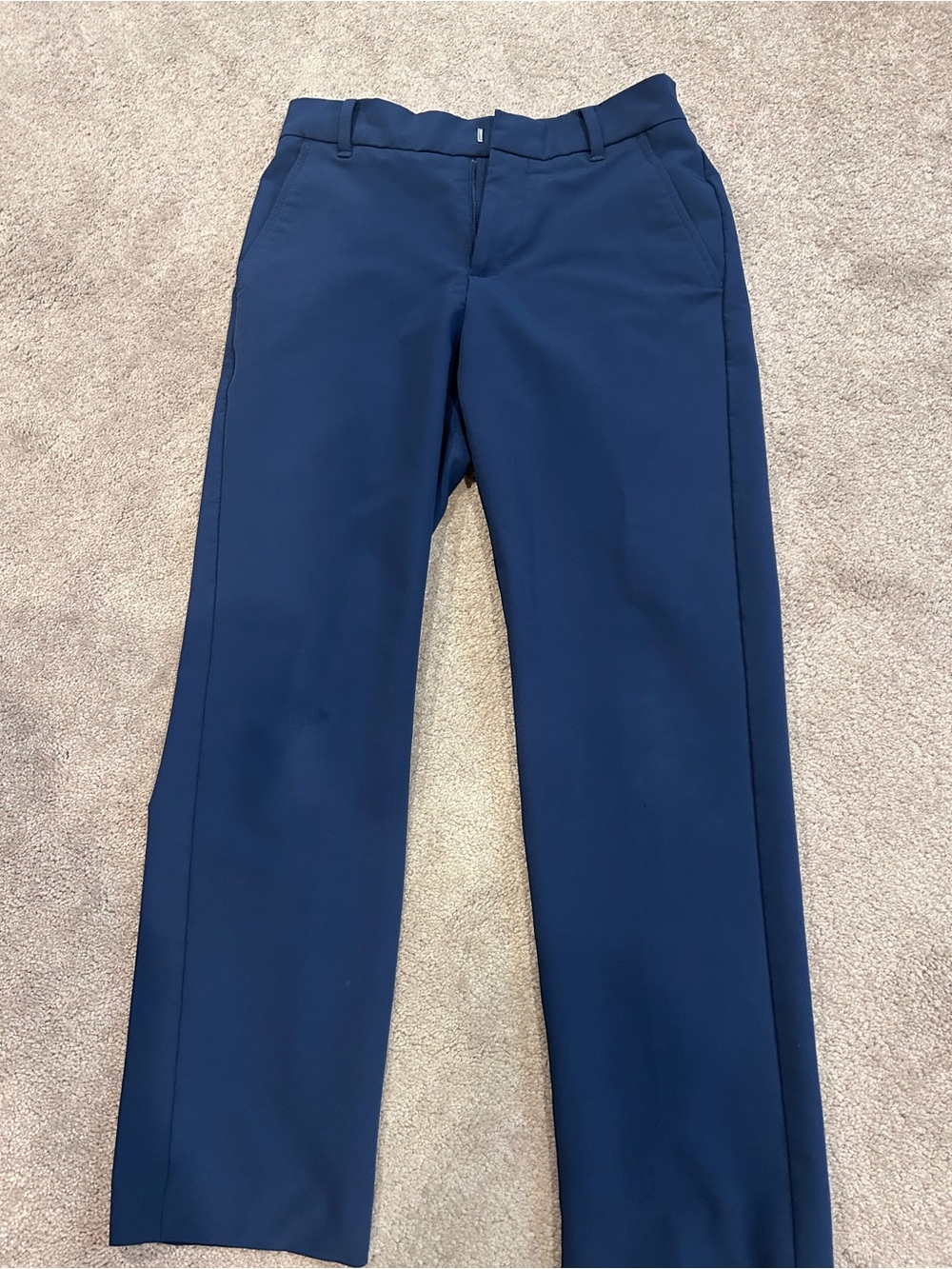 Tommy Hilfiger Boy’s Dark Blue Dress Pants - Straight Leg washable stretch